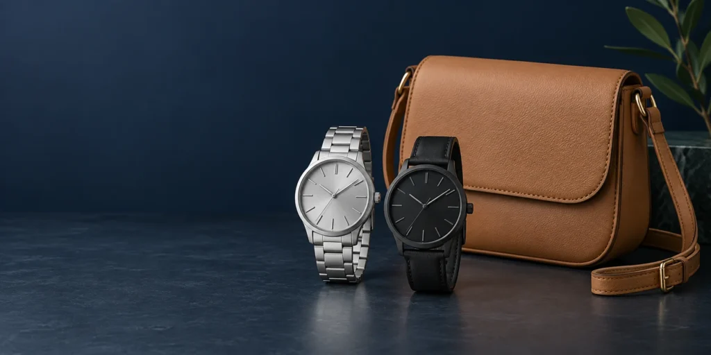 Watches and bags category banner